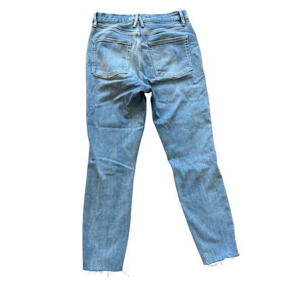 Good American Good Waist‎ Jeans 8 / 29 Blue High Rise Skinny Distressed Grunge - Picture 11 of 14